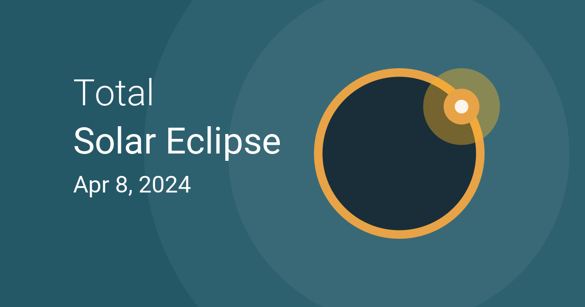 The Solar Eclipse of April 8, 2024 How to stay Safe During Solar Eclipse